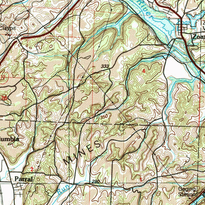 United States Geological Survey Canton, OH (1986, 100000-Scale) digital map