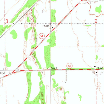 United States Geological Survey Canton, OK (1972, 24000-Scale) digital map