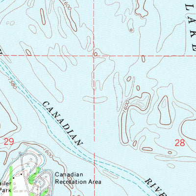United States Geological Survey Canton, OK (1972, 24000-Scale) digital map