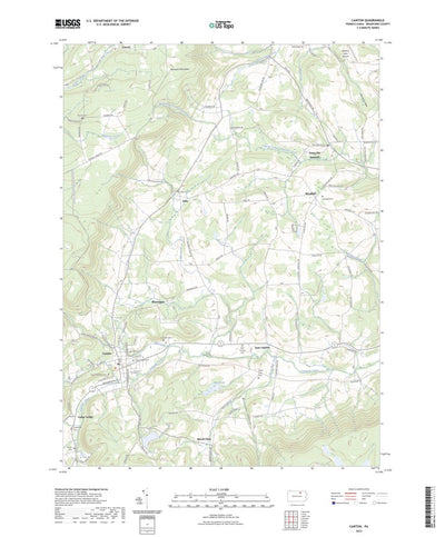 United States Geological Survey Canton, PA (2023, 24000-Scale) digital map
