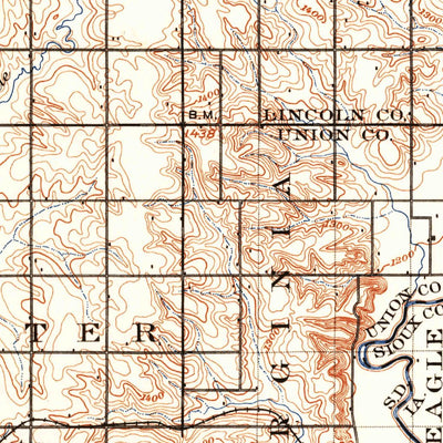 United States Geological Survey Canton, SD-IA (1897, 125000-Scale) digital map