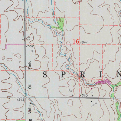 United States Geological Survey Canton SW, KS (1971, 24000-Scale) digital map