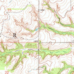 United States Geological Survey Canton SW, OK (1972, 24000-Scale) digital map