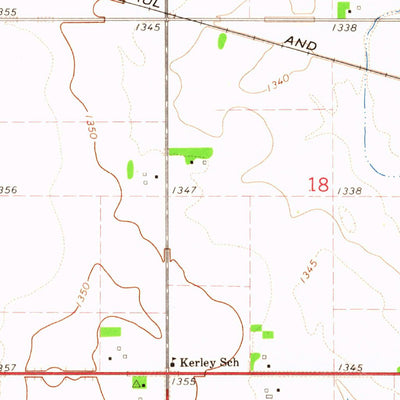 United States Geological Survey Canton SW, SD (1964, 24000-Scale) digital map