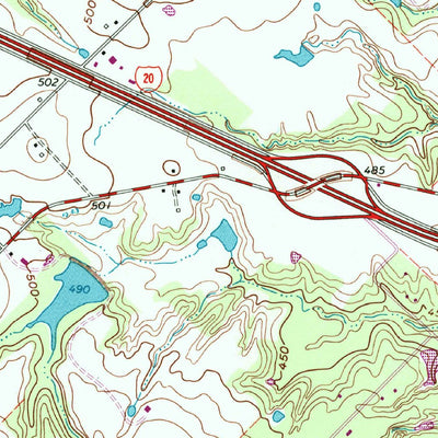 United States Geological Survey Canton, TX (1962, 24000-Scale) digital map