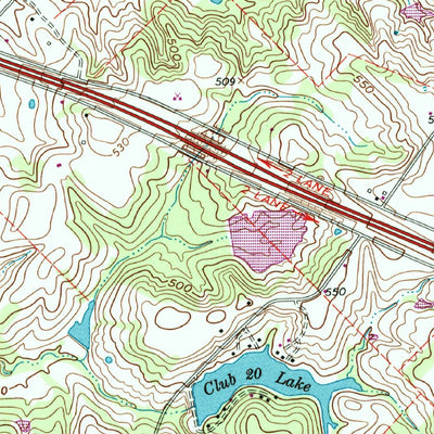 United States Geological Survey Canton, TX (1962, 24000-Scale) digital map