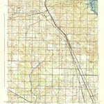 United States Geological Survey Cantonment, FL (1944, 25000-Scale) digital map