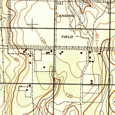 United States Geological Survey Cantonment, FL (1944, 25000-Scale) digital map