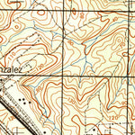 United States Geological Survey Cantonment, FL (1944, 25000-Scale) digital map