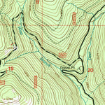 United States Geological Survey Canuck Peak, MT-ID (1996, 24000-Scale) digital map