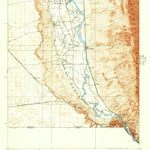 United States Geological Survey Canutillo, TX-NM (1917, 62500-Scale) digital map