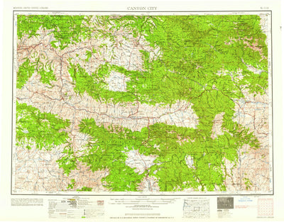United States Geological Survey Canyon City, OR (1959, 250000-Scale) digital map