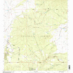 United States Geological Survey Canyon Creek Mountains, NM (1999, 24000-Scale) digital map