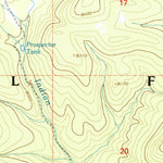 United States Geological Survey Canyon Creek Mountains, NM (1999, 24000-Scale) digital map