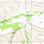 United States Geological Survey Canyon Creek, MT (1968, 24000-Scale) digital map