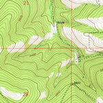 United States Geological Survey Canyon Creek, MT (1968, 24000-Scale) digital map