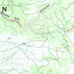 United States Geological Survey Canyon De Chelly, AZ-NM (1984, 100000-Scale) digital map