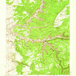 United States Geological Survey Canyon Del Muerto, AZ (1955, 62500-Scale) digital map