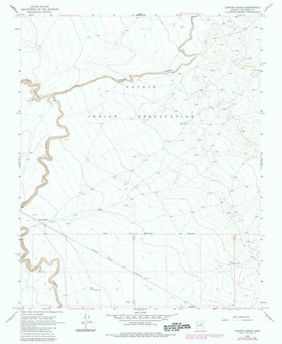 United States Geological Survey Canyon Diablo, AZ (1968, 24000-Scale) digital map