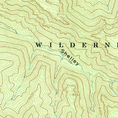 United States Geological Survey Canyon Hill, NM (1965, 24000-Scale) digital map