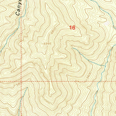United States Geological Survey Canyon Hill, NM (1999, 24000-Scale) digital map