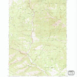 United States Geological Survey Canyon Mountain, OR (1972, 24000-Scale) digital map