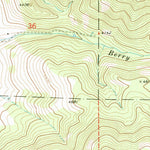 United States Geological Survey Canyon Mountain, OR (1972, 24000-Scale) digital map