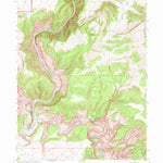 United States Geological Survey Canyon Of Lodore South, CO (1954, 24000-Scale) digital map
