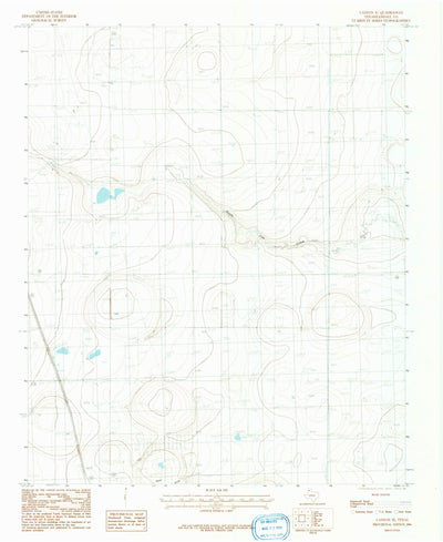 United States Geological Survey Canyon SE, TX (1984, 24000-Scale) digital map
