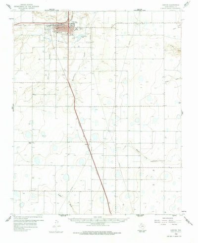 United States Geological Survey Canyon, TX (1960, 62500-Scale) digital map
