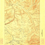 United States Geological Survey Canyon, WY-MT (1911, 125000-Scale) digital map