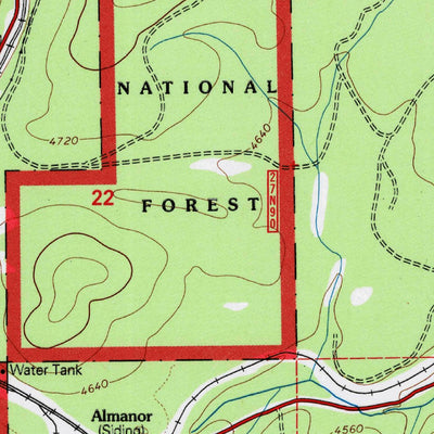 United States Geological Survey Canyondam, CA (1994, 24000-Scale) digital map