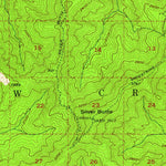 United States Geological Survey Canyonville, OR (1954, 62500-Scale) digital map