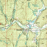 United States Geological Survey Canyonville, OR (1989, 100000-Scale) digital map