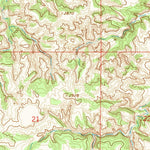 United States Geological Survey Cap Rock Butte, MT (1965, 24000-Scale) digital map