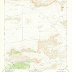 United States Geological Survey Cap Rock Butte, TX (1968, 24000-Scale) digital map