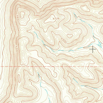 United States Geological Survey Cap Rock Butte, TX (1968, 24000-Scale) digital map