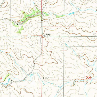 United States Geological Survey Cap Rock, MT (1981, 24000-Scale) digital map