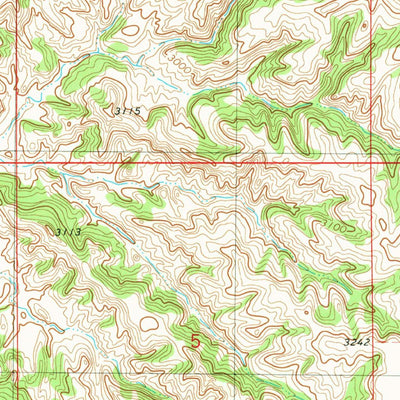 United States Geological Survey Cap Rock, MT (1981, 24000-Scale) digital map