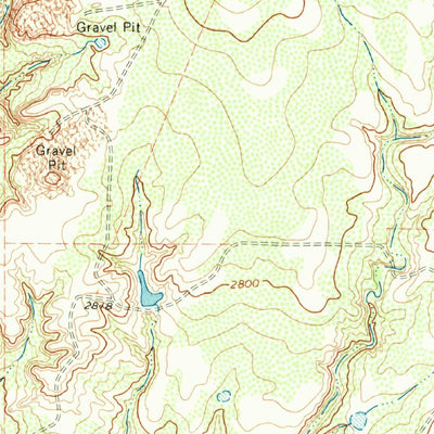 United States Geological Survey Cap Rock, TX (1966, 24000-Scale) digital map