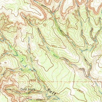 United States Geological Survey Cap Rock, TX (1966, 24000-Scale) digital map