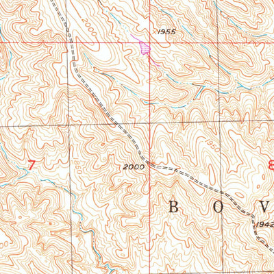 United States Geological Survey Capa NW, SD (1951, 24000-Scale) digital map