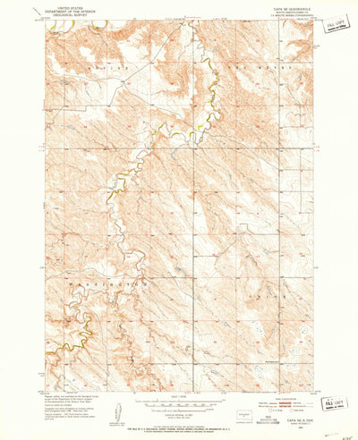 United States Geological Survey Capa SE, SD (1951, 24000-Scale) digital map