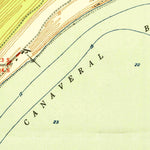 United States Geological Survey Cape Canaveral, FL (1951, 24000-Scale) digital map