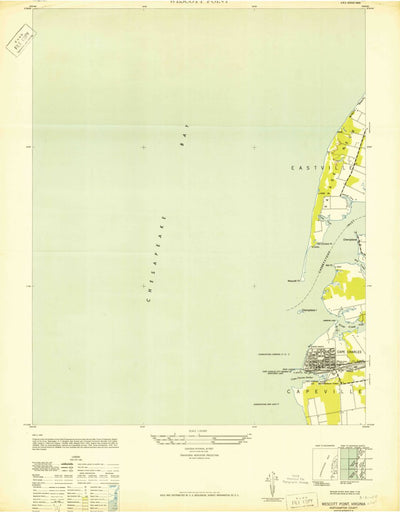 United States Geological Survey Cape Charles, VA (1948, 24000-Scale) digital map