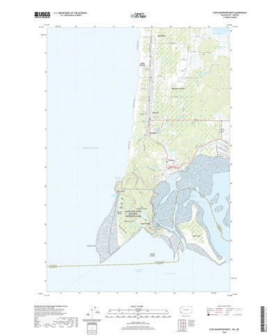 United States Geological Survey Cape Disappointment, WA (2020, 24000-Scale) digital map