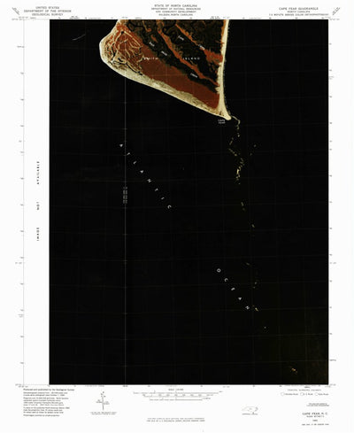 United States Geological Survey Cape Fear, NC (1980, 24000-Scale) digital map