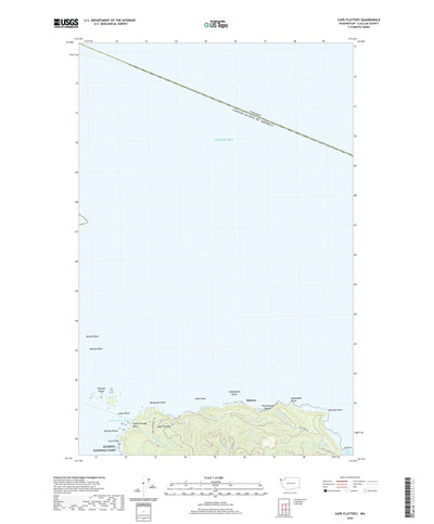 United States Geological Survey Cape Flattery, WA (2020, 24000-Scale) digital map