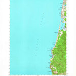 United States Geological Survey Cape Foulweather, OR (1957, 62500-Scale) digital map