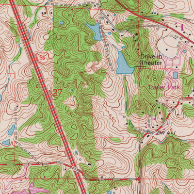 United States Geological Survey Cape Girardeau, MO-IL (1967, 24000-Scale) digital map
